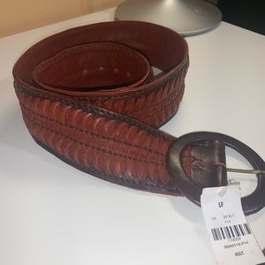LF genuine leather belt NWT